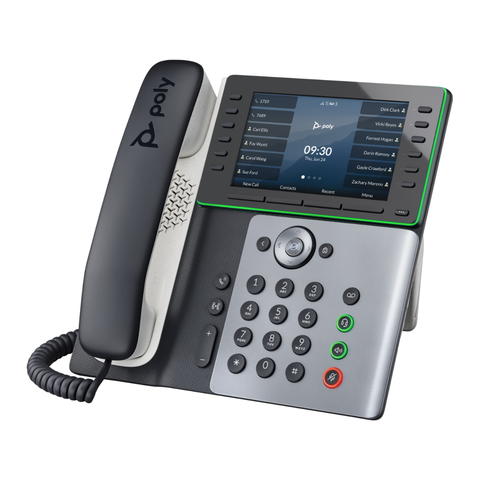 HP Poly Edge E500 IP Phone - PoE-enabled