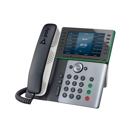 HP Poly Edge E550 IP Phone - PoE-enabled