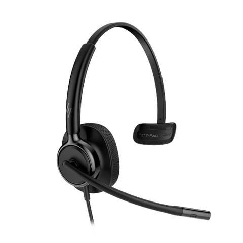 HP Poly Mission C01B2AA 415 Monaural USB Wired Headset - Leather Cushion