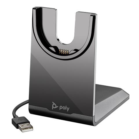 HP Poly Voyager USB-A Charging Stand For Voyager 4300 & Focus 2 Headsets