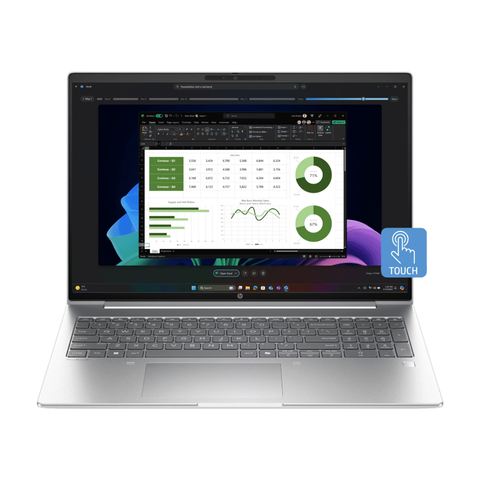 HP ProBook 4 G1i 16" WUXGA AI Laptop - Core Ultra 5-225U 16GB 512GB Touch W11 PRO