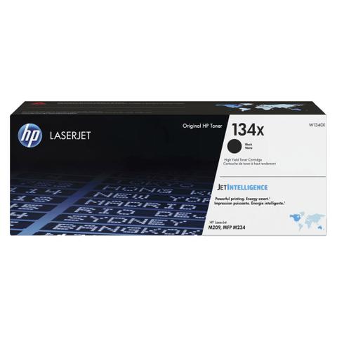 HP 134X Black High Yield Original LaserJet Toner Cartridge - W1340X
