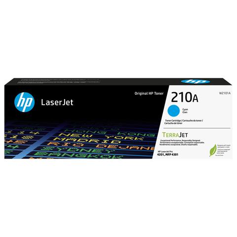 HP 210A Cyan Original LaserJet Toner Cartridge (W2101A)