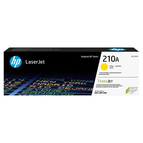 HP 210A Yellow Original LaserJet Toner Cartridge (W2102A)