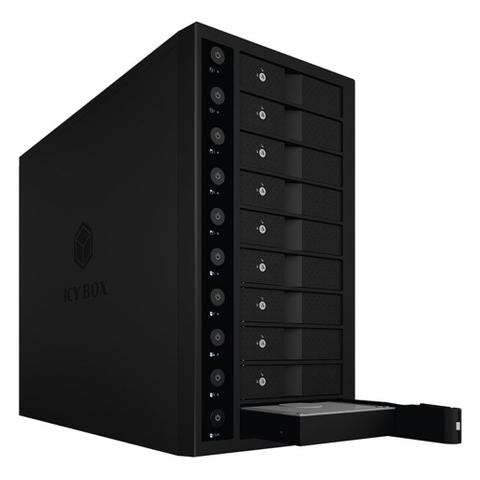 Icy Box IB-3810-C31 USB Single Hard Drive Enclosure for 10x HDD