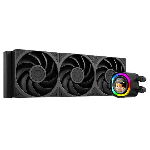 ID Cooling FX360 LCD PE 360mm Liquid CPU Cooler - Black