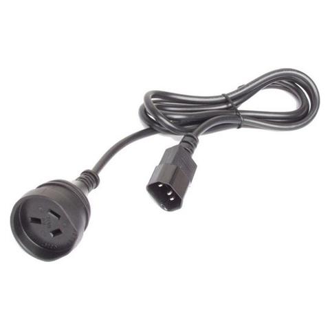 IEC C14 (Male) Plug to AC (Female) Socket Cable - 40cm