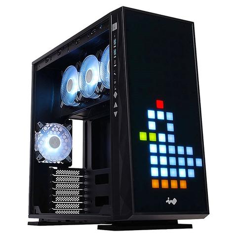 In Win 309 Gaming Edition ARGB Tempered Glass Mid-Tower ATX Case - Black