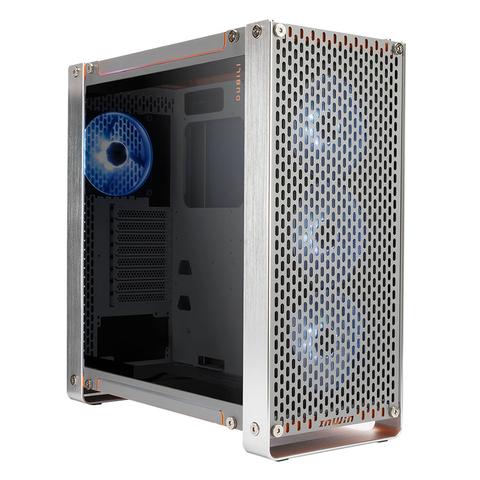 In Win Dubili Assembled Tempered Glass Full Tower E-ATX Case - Titanium Grey