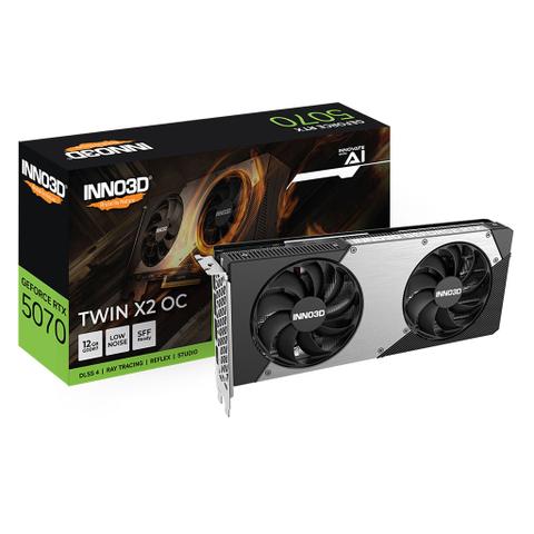 Inno3D GeForce RTX 5070 TWIN X2 OC 12GB GDDR7 Video Card