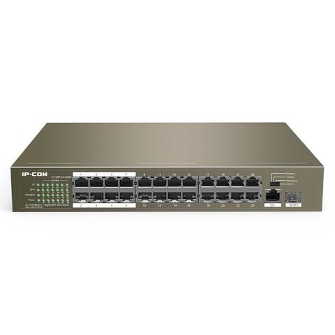 IP-COM F1126P-24-250W 24-Port 100M 1-Port Gigabit PoE Switch with SFP