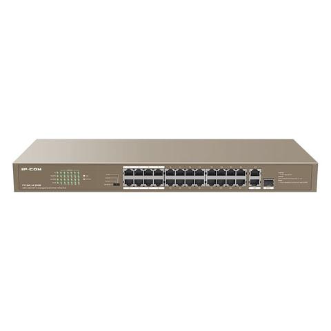 IP-COM F1126P-24-250Wv2.0 26-Port 100/1000M PoE Unmanaged Switch with SFP