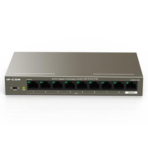 IP-COM G1109P-8-102W 9-Port Gigabit Unmanaged PoE Switch