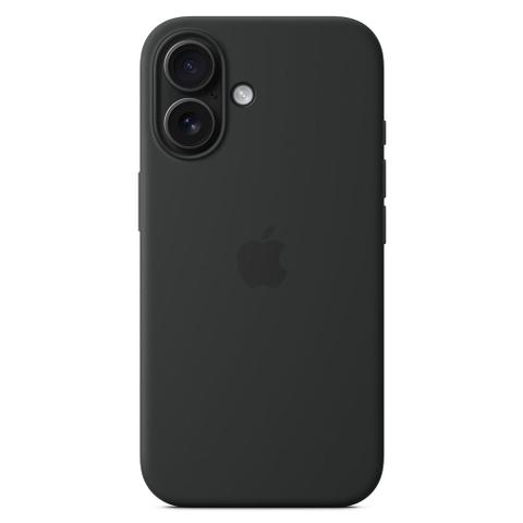 Apple iPhone 16 Silicone Case with MagSafe - Black