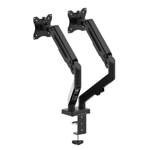 j5create Ergonomic JTSA106 Dual-Arm Monitor Mount 90 Degree Tilt - 17" - 32"