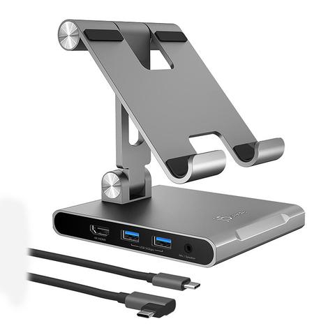 j5create Multi-Angle 4K Docking Station with USB-C 100W PD
