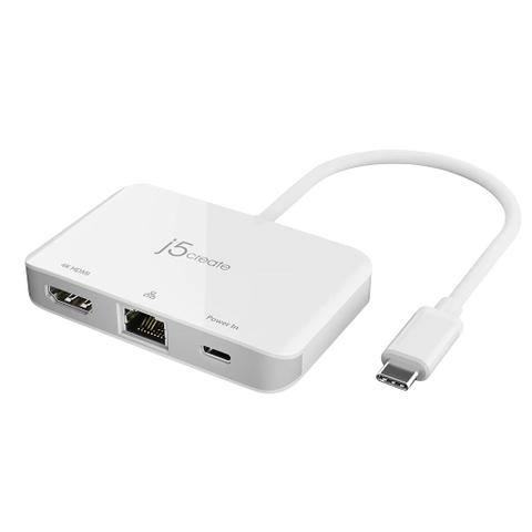 j5create JCA351 USB-C to 4K HDMI Ethernet Adapter