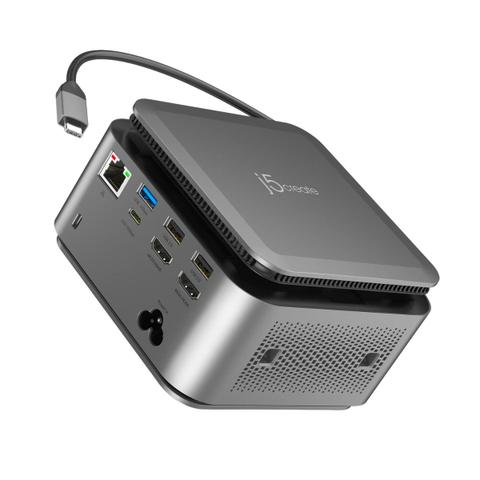 j5create JCDP4140 14-in-1 USB-C 4K HDMI Docking Station w/ PD