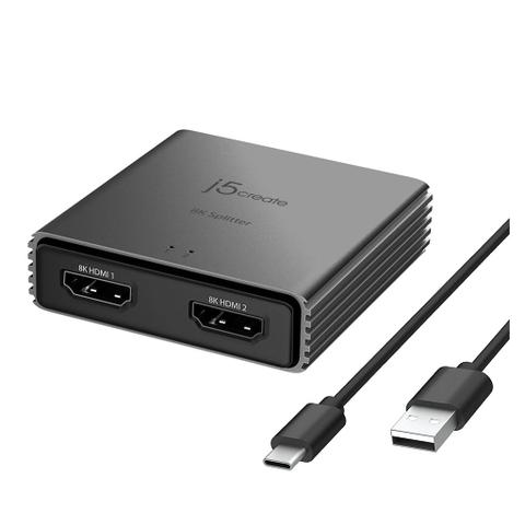 j5create 8K 2-Way HDMI 2.1 Splitter