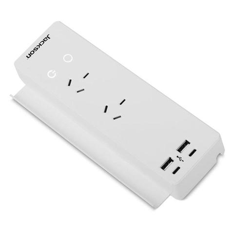 Jackson 2-Outlet PowerHub with 4 Multi-USB Ports