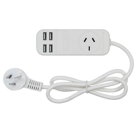 Jackson Portable Powerboard with 4 USB Ports