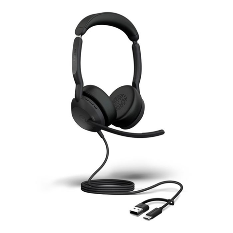 Jabra Evolve2 50 MS USB-C/A Stereo Corded Headset