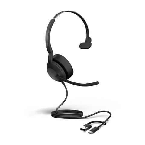 Jabra Evolve2 50 UC USB-C/A Mono Corded Headset