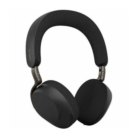 Jabra Evolve3 75 UC Active Noise Cancelling Bluetooth Headphones w/ Mic (USB-C Dongle) + Wireless Charging Pad
