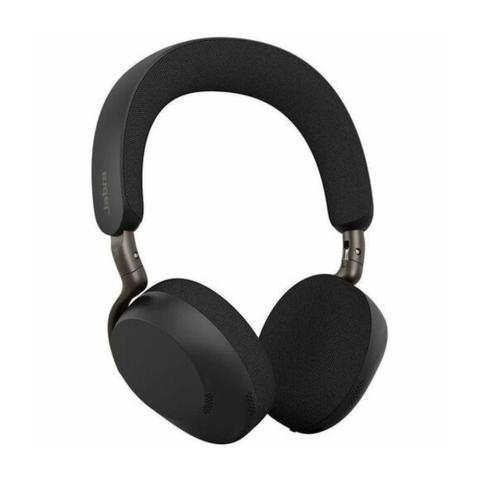Jabra Evolve3 75 UC Active Noise Cancelling Bluetooth Headphones w/ Mic (USB-A Dongle) + Wireless Charging Pad