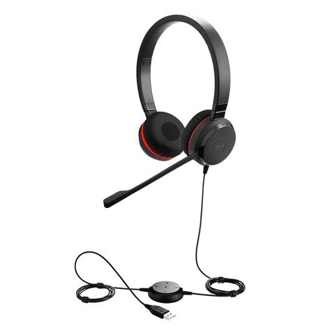 Jabra Evolve 20 Stereo SE Corded USB Headset - Microsoft Certified