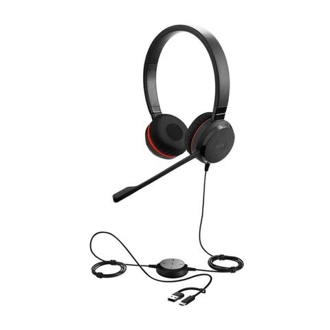 Jabra Evolve 30 II UC USB-C/A Stereo Corded Headset