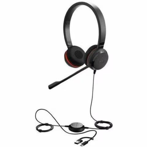 Jabra Evolve 30 II MS USB-C/A Stereo Corded Headset