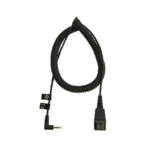 Jabra QD to 2.5mm Jack Coiled Cable - 2 Metres