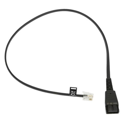 Jabra 0.5m Straight Quick Disconnect to RJ9 Cable