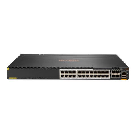 HPE Aruba 6300M 24-Port Smart Rate 1/2.5/5GbE Class 6 PoE & 4-port SFP56 Switch