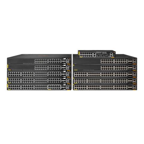 HPE Aruba 6200F 48-Port Class 4 PoE & 4-Port SFP+ 370W Switch
