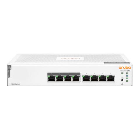 HPE Aruba Instant On 1830 8-Port Class 4 PoE 65W Switch