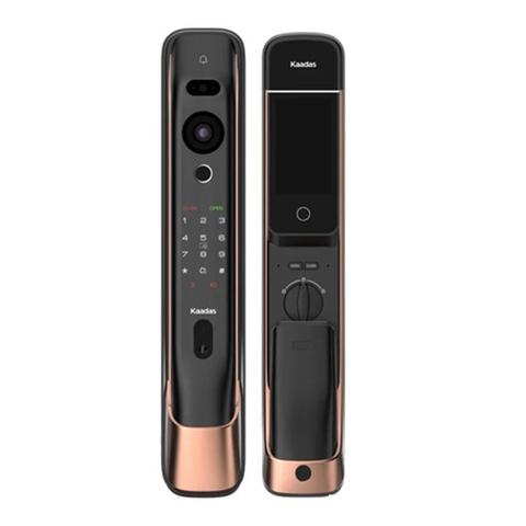 Kaadas K20 Pro Max 3D Face Recognition Wi-Fi Lock w/ Camera - Copper
