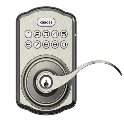 Kaadas KS04 Electronic Lever Lock Satin Nickel