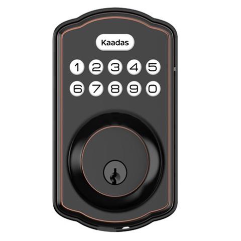 Kaadas KS01 Keypad Deadbolt Smart Lock Oil Rubbed Bronze
