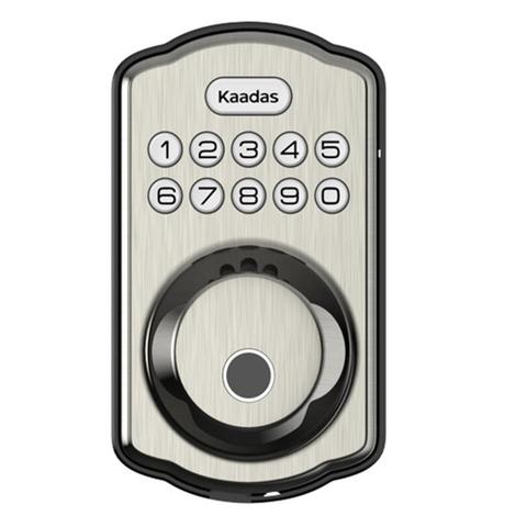 Kaadas KS02 Deadbolt Lock Fingerprint Satin Nickel