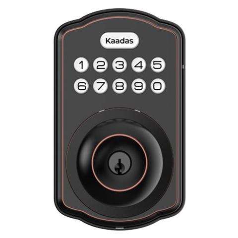 Kaadas KS03 Electronic Deadbolt Lock Oil Rubbed Bronze