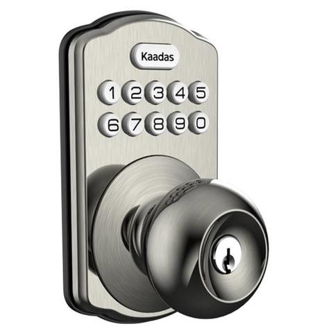 Kaadas KS03 Electronic Deadbolt Lock Satin Nickel