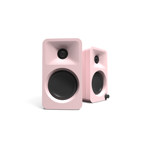 Kanto ORA 100W Powered Reference Desktop Computer Speakers with Bluetooth 5.0 - Pink