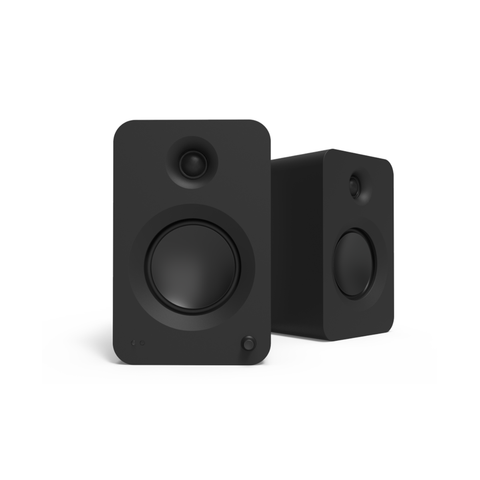 Kanto REN 200W Powered Bookshelf Speakers - Matte Black