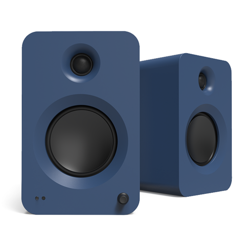 Kanto REN 200W Powered Bookshelf Speakers - Matte Blue