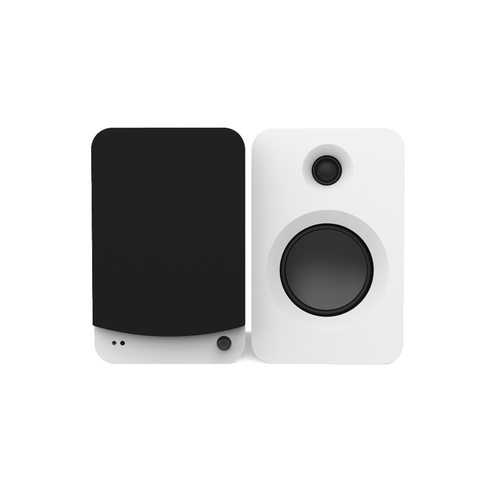 Kanto REN 200W Powered Bookshelf Speakers - Matte White
