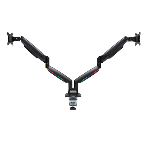 Kensington SmartFit One-Touch Height Adjustable Dual Monitor Arm - Black