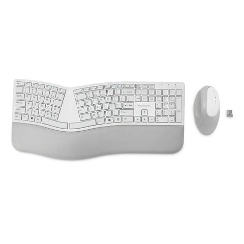 Kensington Pro Fit Ergo Wireless Keyboard & Mouse Combo - Grey
