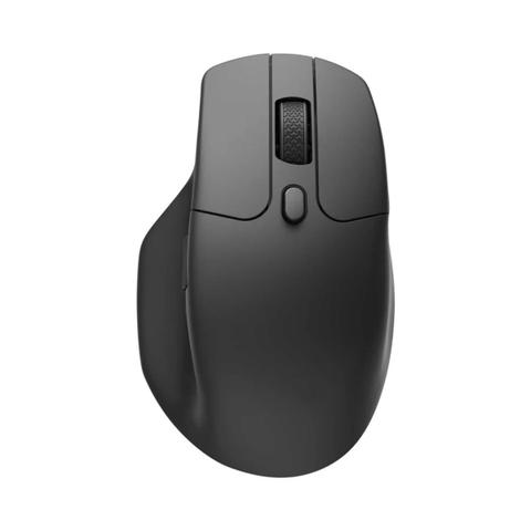 Keychron M6 Ergonomic Wireless Optical Mouse - Black - All Silent Micro Switches